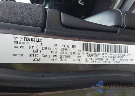 2015 Jeep Grand Cherokee Limited from USA, damaged, VIN 1C4RJFBG0FC733884